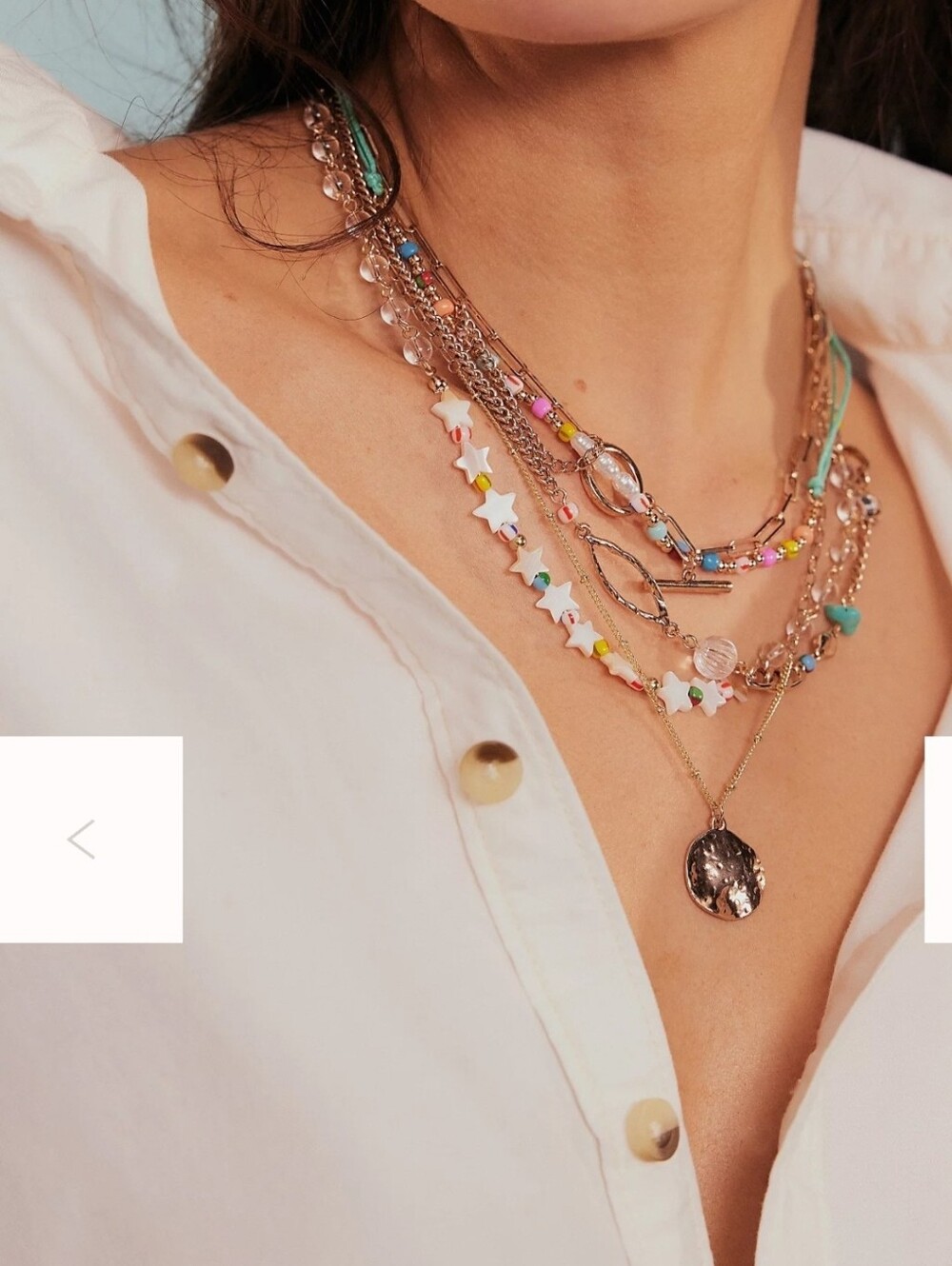 Free People Starry Layered Necklace